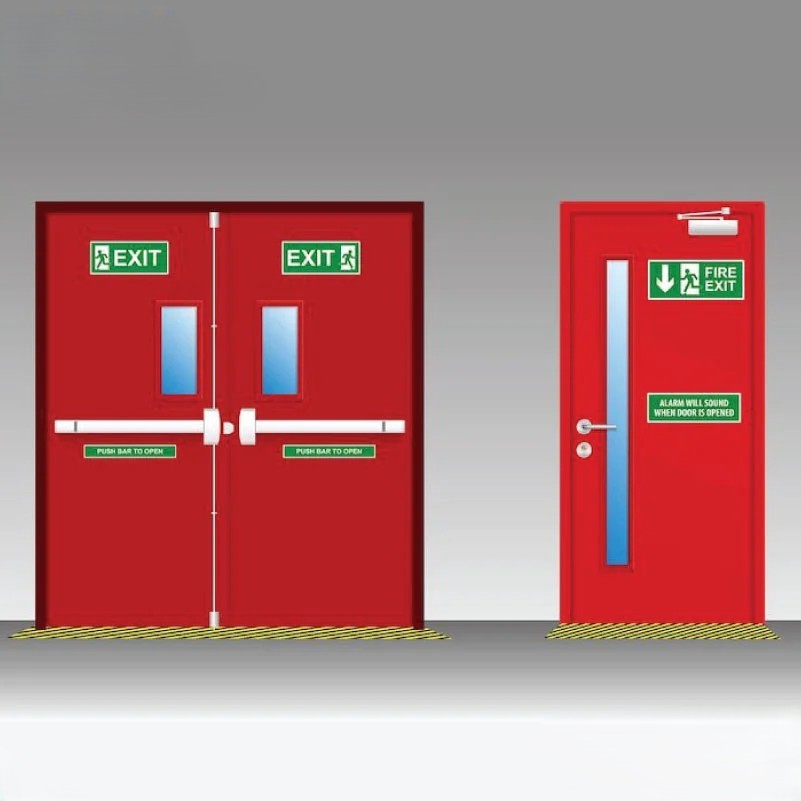 Double Layer Fireproof Door for Maximum Safety | MT-SD-0004