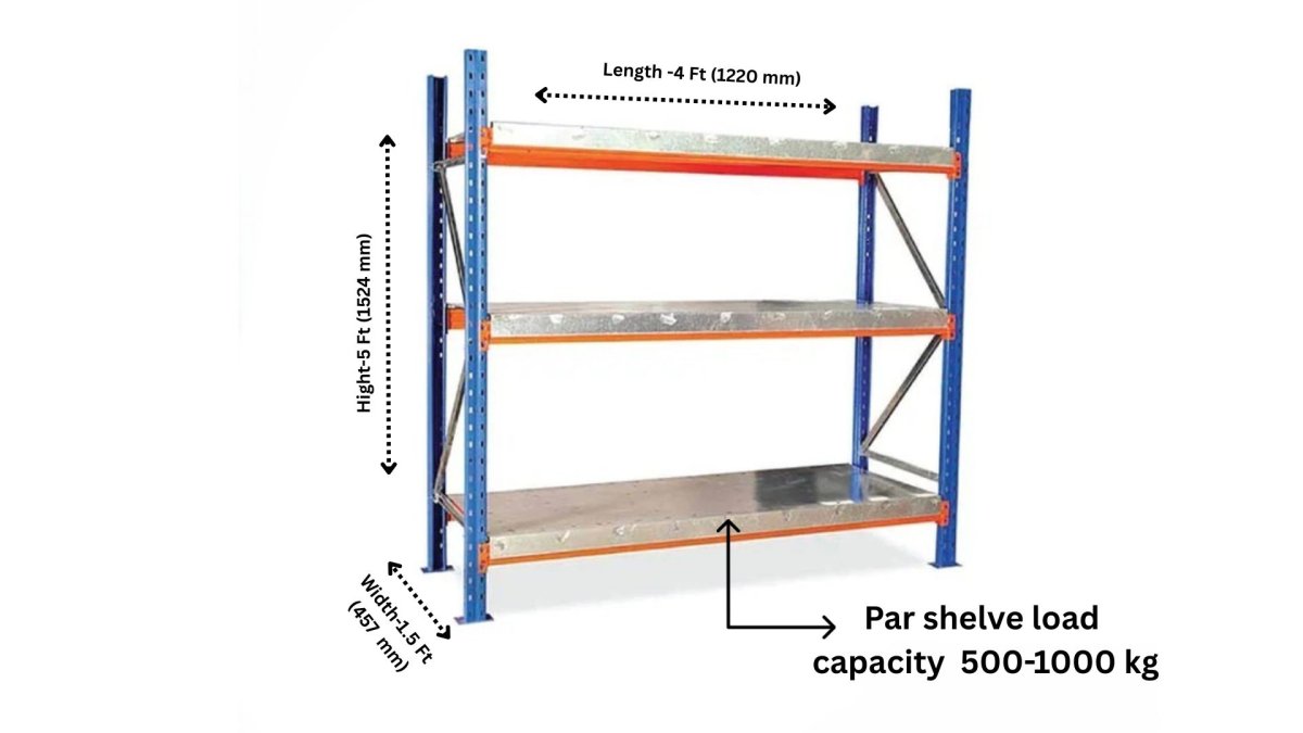 High-Capacity Slotted Angle Rack| MT-FGR-0005