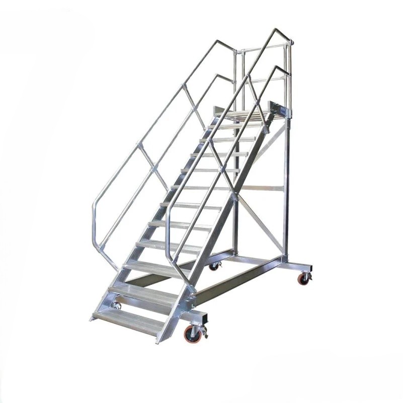 Movable Warehouse Truck Ladder  Safe and Durable | MT-MS-0013